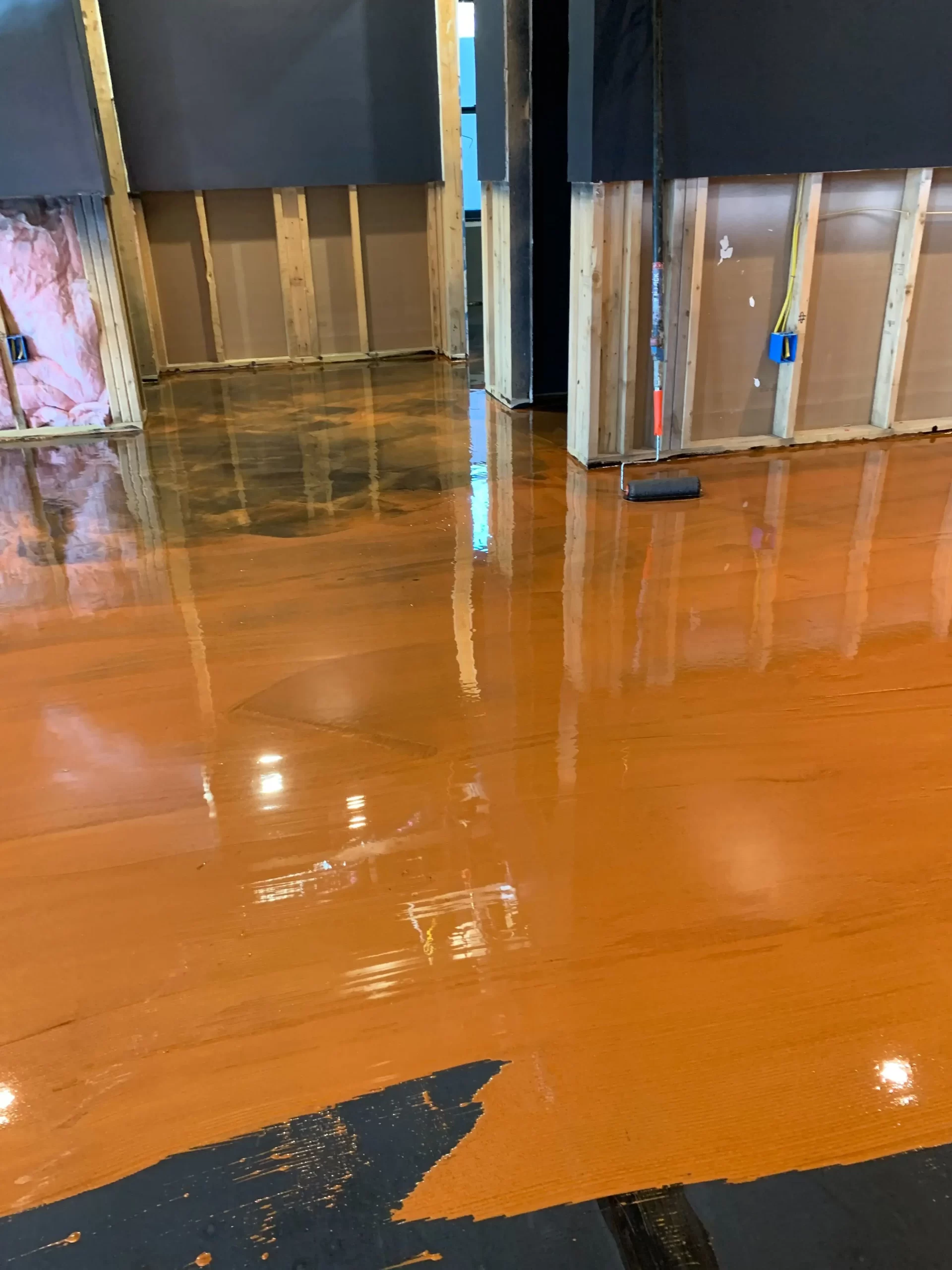 Metallic Epoxy Basement Floor Epoxy - Gramajos - Atlanta GA